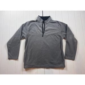 Footlocker Sweater Adult XXLarge Gray 1/4 Zip Fleece Sweatshirt Men’s